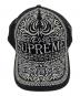 SUPREME (シュプリーム) Vaquero Mesh Back 5Panel Cap ブラック×シルバー：12000円