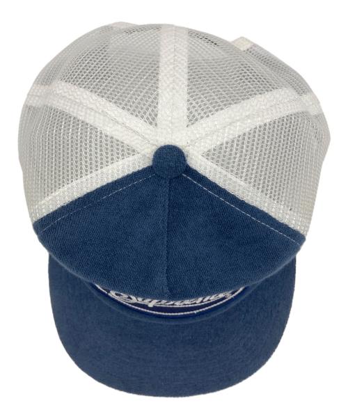 SUPREME（シュプリーム）SUPREME (シュプリーム) Terry Mesh Back 5 Panel ネイビー×ホワイトの古着・服飾アイテム
