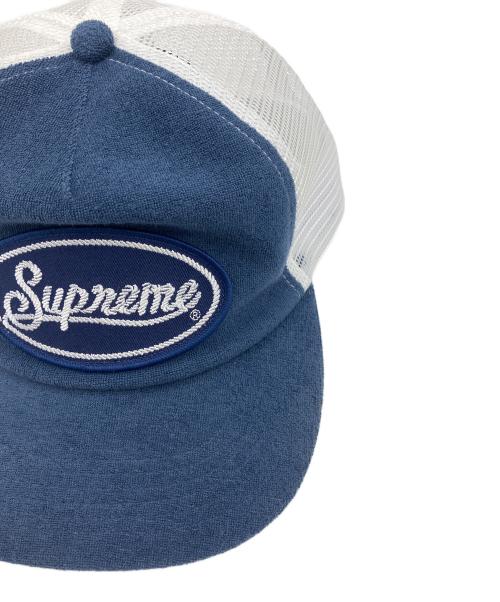 SUPREME（シュプリーム）SUPREME (シュプリーム) Terry Mesh Back 5 Panel ネイビー×ホワイトの古着・服飾アイテム