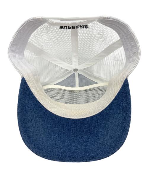 SUPREME（シュプリーム）SUPREME (シュプリーム) Terry Mesh Back 5 Panel ネイビー×ホワイトの古着・服飾アイテム