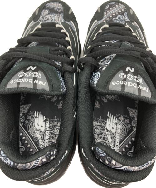 NEW BALANCE（ニューバランス）NEW BALANCE (ニューバランス) New Balance M1000 “Bāṅdhnū” ブラック×ホワイト サイズ:27の古着・服飾アイテム