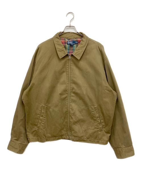 POLO RALPH LAUREN（ポロ・ラルフローレン）POLO RALPH LAUREN (ポロ・ラルフローレン) スイングトップ カーキ サイズ:XXLの古着・服飾アイテム