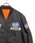 中古・古着 AVIREX (アヴィレックス) MA-1ジャケット ブラック×オレンジ サイズ:2XL：12000円