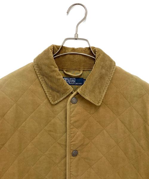 POLO RALPH LAUREN（ポロ・ラルフローレン）POLO RALPH LAUREN (ポロ・ラルフローレン) キルティングジャケット ベージュ サイズ:Mの古着・服飾アイテム