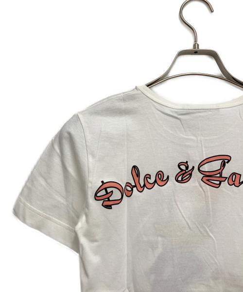 DOLCE & GABBANA（ドルチェ＆ガッバーナ）DOLCE & GABBANA (ドルチェ＆ガッバーナ) DISNEY (ディズニー) 半袖カットソー ホワイト サイズ:SIZE 40の古着・服飾アイテム