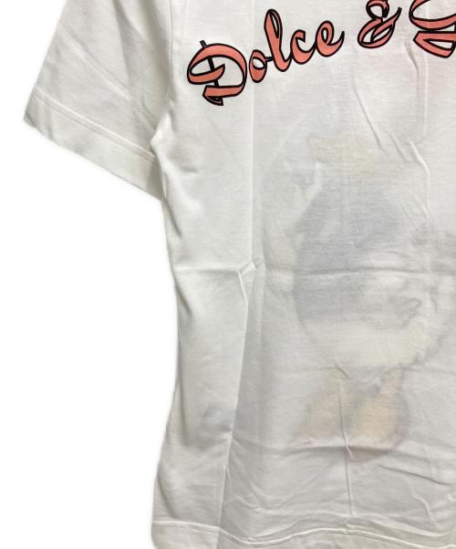 DOLCE & GABBANA（ドルチェ＆ガッバーナ）DOLCE & GABBANA (ドルチェ＆ガッバーナ) DISNEY (ディズニー) 半袖カットソー ホワイト サイズ:SIZE 40の古着・服飾アイテム