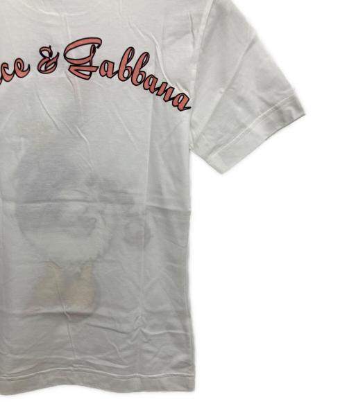 DOLCE & GABBANA（ドルチェ＆ガッバーナ）DOLCE & GABBANA (ドルチェ＆ガッバーナ) DISNEY (ディズニー) 半袖カットソー ホワイト サイズ:SIZE 40の古着・服飾アイテム