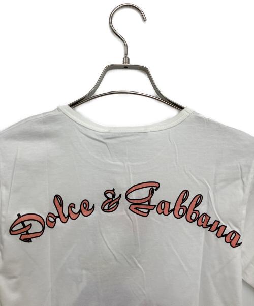 DOLCE & GABBANA（ドルチェ＆ガッバーナ）DOLCE & GABBANA (ドルチェ＆ガッバーナ) DISNEY (ディズニー) 半袖カットソー ホワイト サイズ:SIZE 40の古着・服飾アイテム