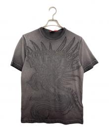 DIESEL（ディーゼル）の古着「半袖カットソー」｜グレー