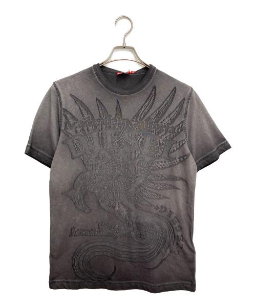 DIESEL（ディーゼル）DIESEL (ディーゼル) 半袖カットソー グレー サイズ:XSの古着・服飾アイテム