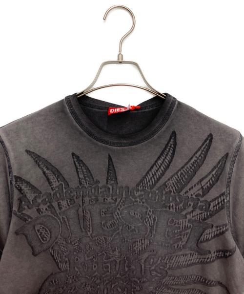 DIESEL（ディーゼル）DIESEL (ディーゼル) 半袖カットソー グレー サイズ:XSの古着・服飾アイテム