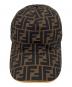 FENDI (フェンディ) ベースボールキャップ ブラウン×ブラック：23000円