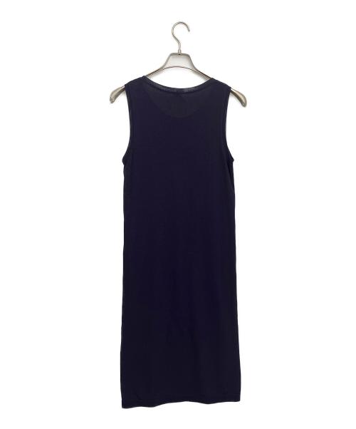 HERMES（エルメス）HERMES (エルメス) ノースリーブ・キャミソールワンピース ネイビー サイズ:SIZE34の古着・服飾アイテム