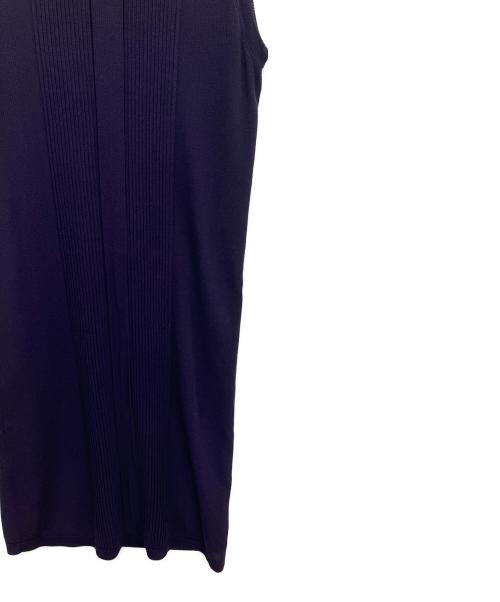 HERMES（エルメス）HERMES (エルメス) ノースリーブ・キャミソールワンピース ネイビー サイズ:SIZE34の古着・服飾アイテム