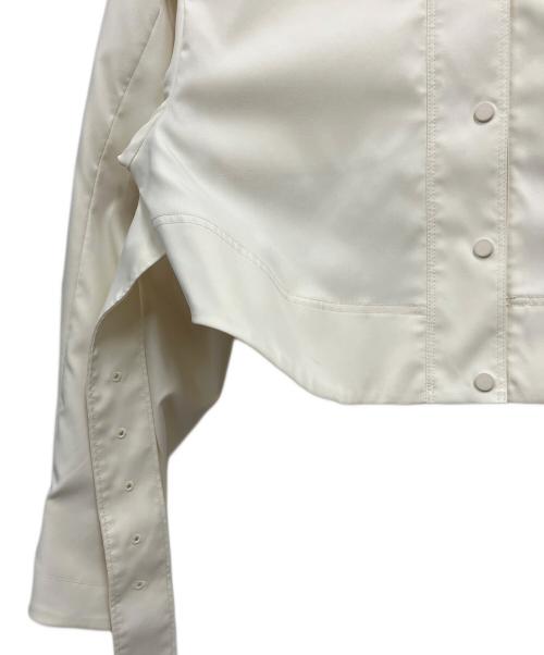 CELFORD（セルフォード）CELFORD (セルフォード) ビッグフードショートトレンチ アイボリー サイズ:ONEの古着・服飾アイテム