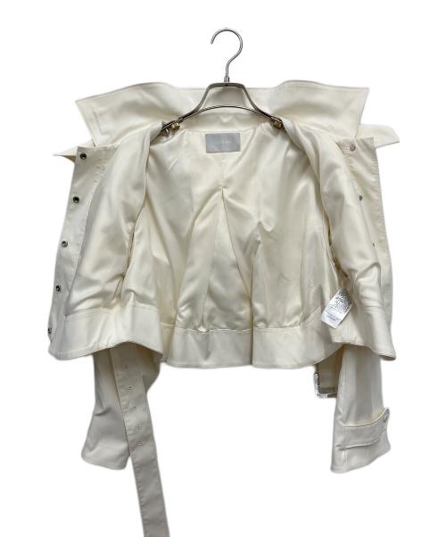 CELFORD（セルフォード）CELFORD (セルフォード) ビッグフードショートトレンチ アイボリー サイズ:ONEの古着・服飾アイテム