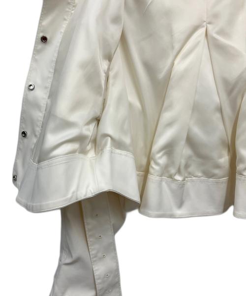 CELFORD（セルフォード）CELFORD (セルフォード) ビッグフードショートトレンチ アイボリー サイズ:ONEの古着・服飾アイテム