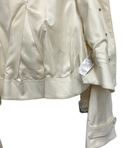 CELFORD（セルフォード）CELFORD (セルフォード) ビッグフードショートトレンチ アイボリー サイズ:ONEの古着・服飾アイテム