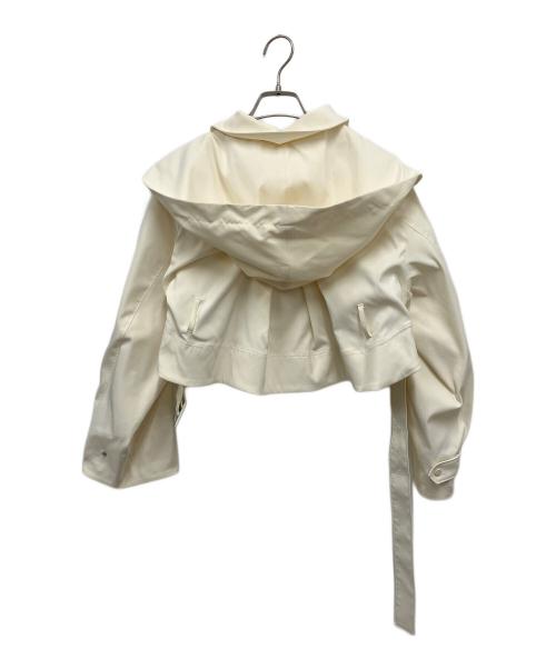 CELFORD（セルフォード）CELFORD (セルフォード) ビッグフードショートトレンチ アイボリー サイズ:ONEの古着・服飾アイテム