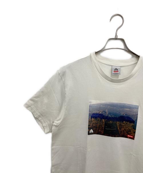 SUPREME（シュプリーム）SUPREME (シュプリーム) NIKE ACG (ナイキエーシージー) 半袖カットソー ホワイト×ブルー サイズ:Lの古着・服飾アイテム