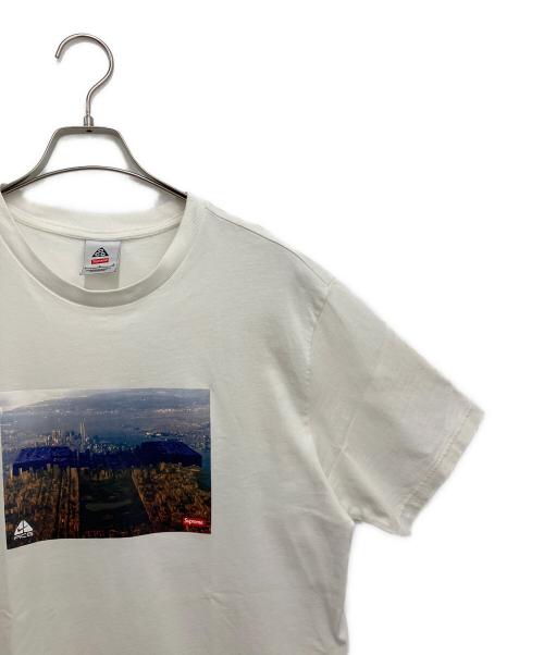SUPREME（シュプリーム）SUPREME (シュプリーム) NIKE ACG (ナイキエーシージー) 半袖カットソー ホワイト×ブルー サイズ:Lの古着・服飾アイテム