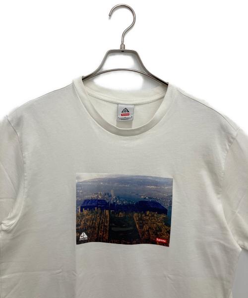 SUPREME（シュプリーム）SUPREME (シュプリーム) NIKE ACG (ナイキエーシージー) 半袖カットソー ホワイト×ブルー サイズ:Lの古着・服飾アイテム