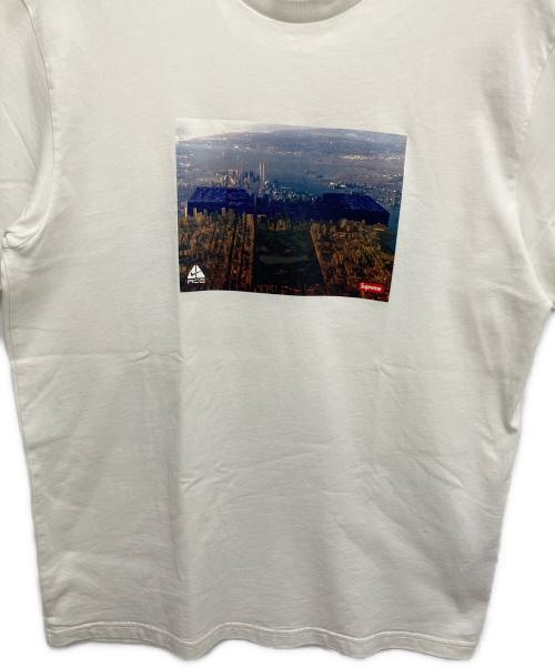 SUPREME（シュプリーム）SUPREME (シュプリーム) NIKE ACG (ナイキエーシージー) 半袖カットソー ホワイト×ブルー サイズ:Lの古着・服飾アイテム