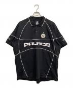 PALACEパレス）の古着「PALACE Pro Team Piped Polo」｜ブラック