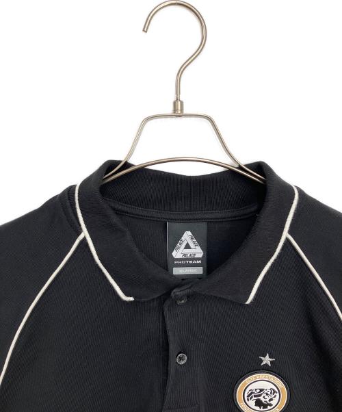 PALACE（パレス）PALACE (パレス) PALACE Pro Team Piped Polo ブラック サイズ:XLの古着・服飾アイテム