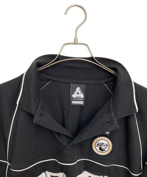 PALACE（パレス）PALACE (パレス) PALACE Pro Team Piped Polo ブラック サイズ:XLの古着・服飾アイテム