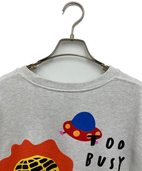 paragraph（パラグラフ）Paragraph (パラグラフ) スウェット グレー×レッド サイズ:1の古着・服飾アイテム