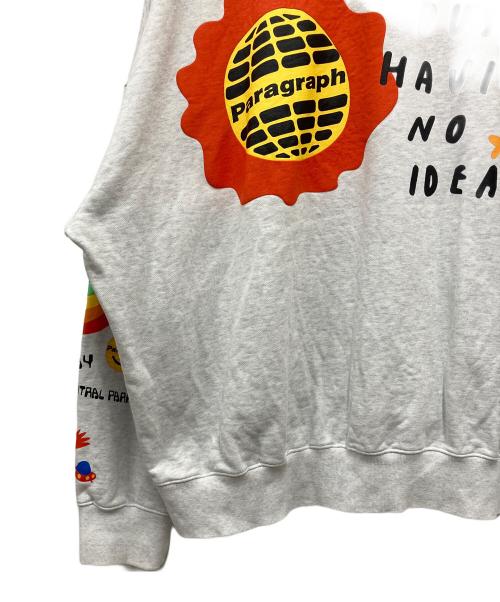 paragraph（パラグラフ）Paragraph (パラグラフ) スウェット グレー×レッド サイズ:1の古着・服飾アイテム