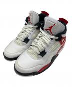 NIKEナイキ）の古着「AIR JORDAN4」｜レッド×ホワイト