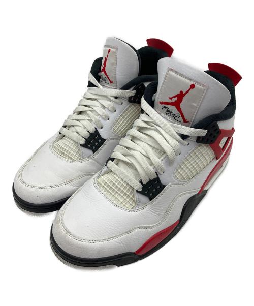 NIKE（ナイキ）NIKE (ナイキ) AIR JORDAN4 レッド×ホワイト サイズ:27.5cmの古着・服飾アイテム