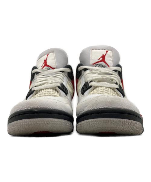 NIKE（ナイキ）NIKE (ナイキ) AIR JORDAN4 レッド×ホワイト サイズ:27.5cmの古着・服飾アイテム