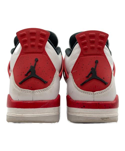 NIKE（ナイキ）NIKE (ナイキ) AIR JORDAN4 レッド×ホワイト サイズ:27.5cmの古着・服飾アイテム