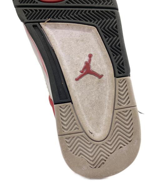 NIKE（ナイキ）NIKE (ナイキ) AIR JORDAN4 レッド×ホワイト サイズ:27.5cmの古着・服飾アイテム