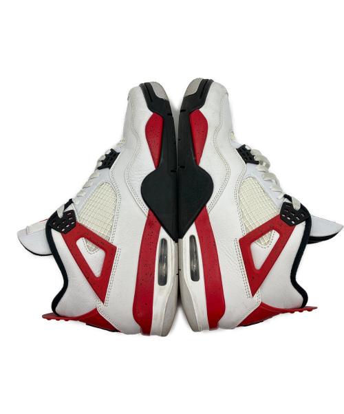 NIKE（ナイキ）NIKE (ナイキ) AIR JORDAN4 レッド×ホワイト サイズ:27.5cmの古着・服飾アイテム