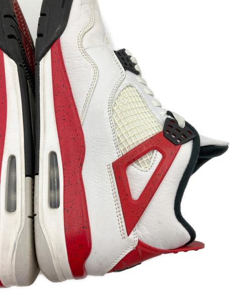 NIKE（ナイキ）NIKE (ナイキ) AIR JORDAN4 レッド×ホワイト サイズ:27.5cmの古着・服飾アイテム