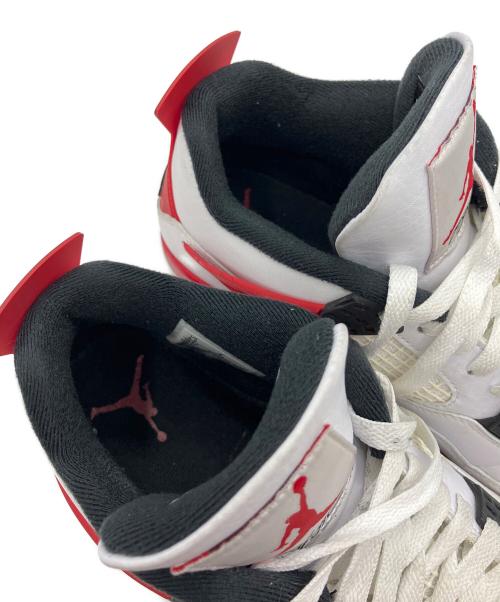 NIKE（ナイキ）NIKE (ナイキ) AIR JORDAN4 レッド×ホワイト サイズ:27.5cmの古着・服飾アイテム
