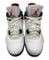 NIKE (ナイキ) AIR JORDAN4 レッド×ホワイト サイズ:27.5cm：15000円