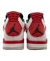 中古・古着 NIKE (ナイキ) AIR JORDAN4 レッド×ホワイト サイズ:27.5cm：15000円
