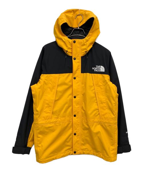THE NORTH FACE（ザ ノース フェイス）THE NORTH FACE (ザ ノース フェイス) マウンテンライトジャケット イエロー×ブラック サイズ:Lの古着・服飾アイテム