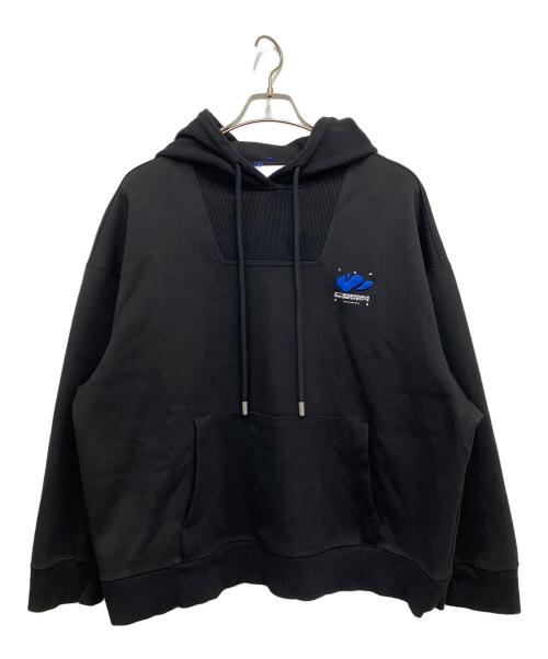 ZARA（ザラ）ZARA (ザラ) ADER error (アーダーエラー) プルオーバーパーカー ブラック サイズ:Sの古着・服飾アイテム