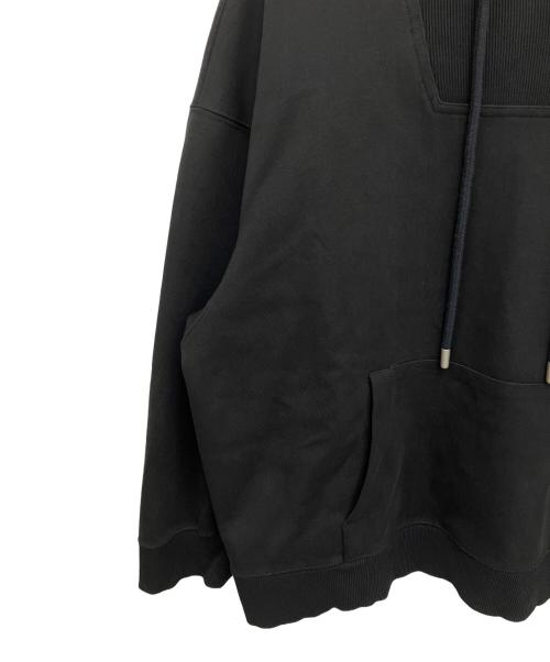 ZARA（ザラ）ZARA (ザラ) ADER error (アーダーエラー) プルオーバーパーカー ブラック サイズ:Sの古着・服飾アイテム