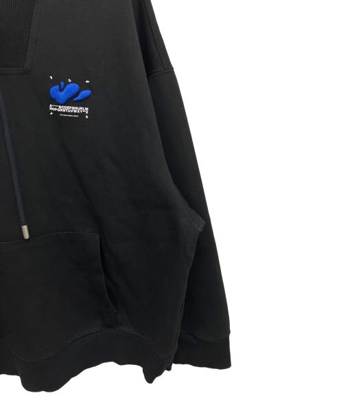 ZARA（ザラ）ZARA (ザラ) ADER error (アーダーエラー) プルオーバーパーカー ブラック サイズ:Sの古着・服飾アイテム