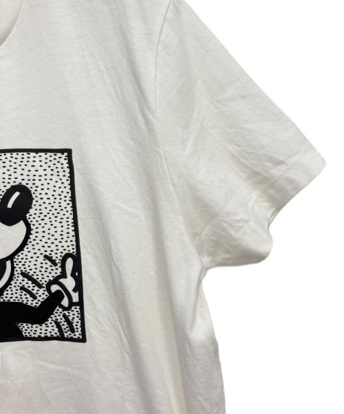 COACH（コーチ）COACH (コーチ) DISNEY (ディズニー) 半袖カットソー ブラック×ホワイト サイズ:XSの古着・服飾アイテム