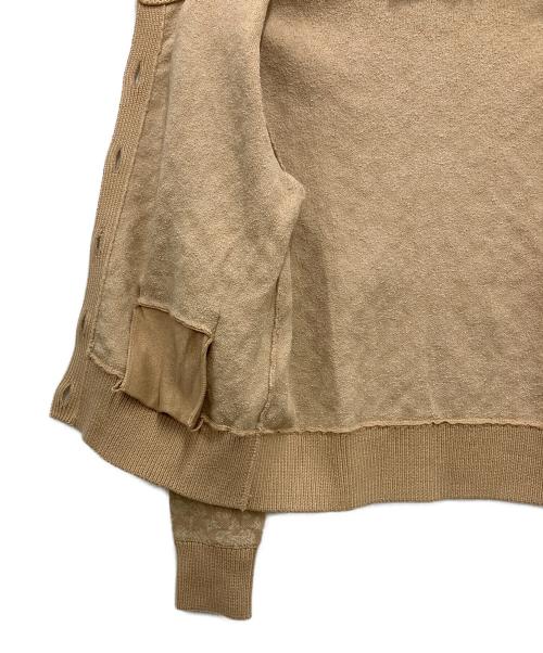 COACH（コーチ）COACH (コーチ) OBSERVED BY US (オブザーブド バイ アス) 厚手カーディガン ベージュ サイズ:Sの古着・服飾アイテム