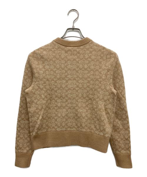 COACH（コーチ）COACH (コーチ) OBSERVED BY US (オブザーブド バイ アス) 厚手カーディガン ベージュ サイズ:Sの古着・服飾アイテム