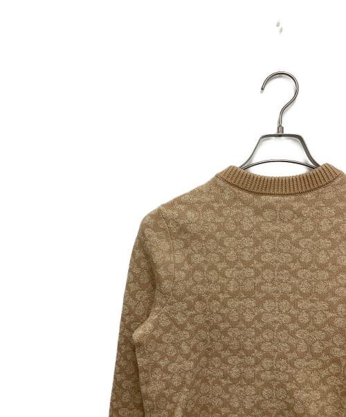 COACH（コーチ）COACH (コーチ) OBSERVED BY US (オブザーブド バイ アス) 厚手カーディガン ベージュ サイズ:Sの古着・服飾アイテム